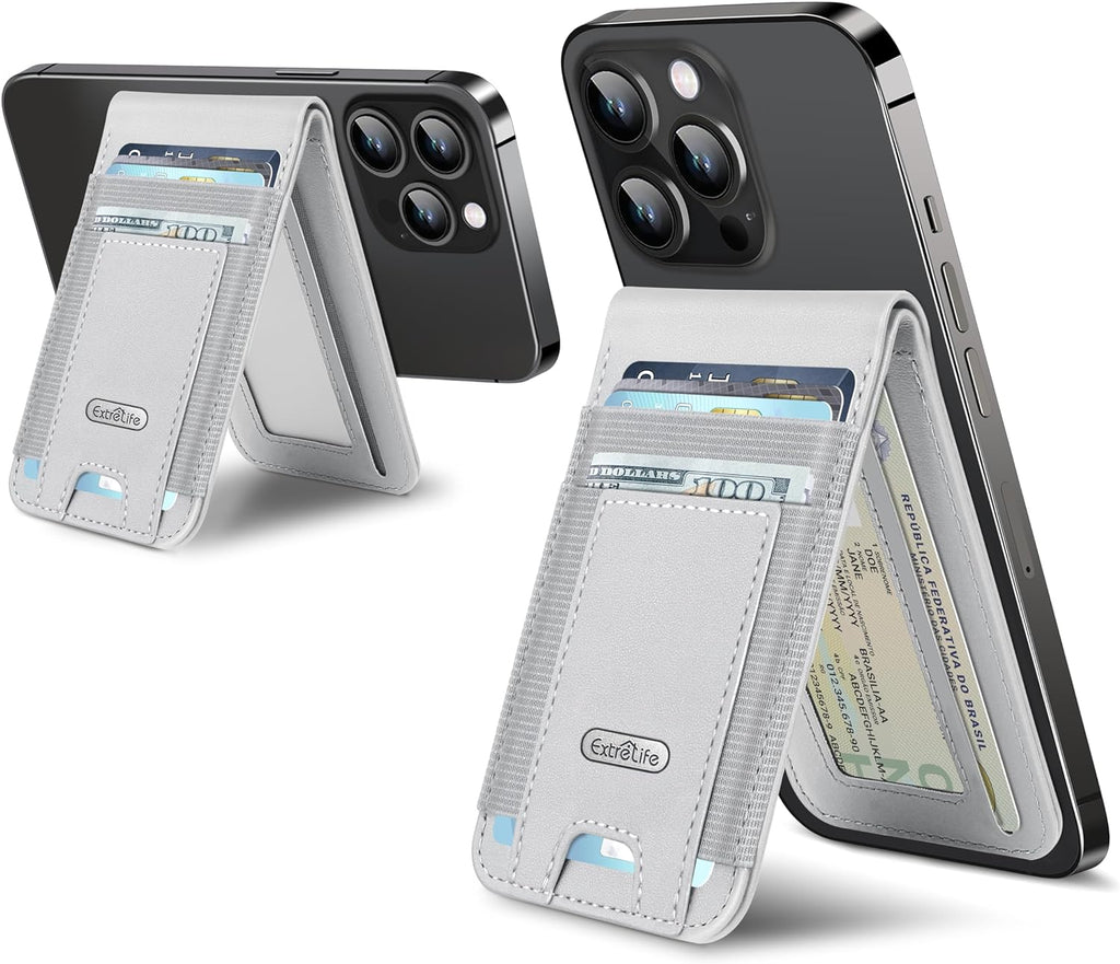 For Magsafe Wallet with Adjustable Stand, 10 Cards Holder, RFID Blocking
