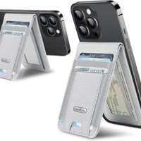 For Magsafe Wallet with Adjustable Stand, 10 Cards Holder, RFID Blocking