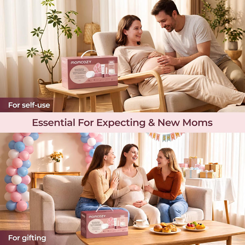 Momcozy Kit de Lactancia y Postparto 73 Piezas