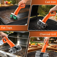 PUNOLAZY Electric Grill Brush Bristle Free BBQ Grill Brush for Outdoor