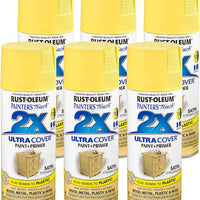 Rust-Oleum Painter's Touch 2X Ultra Cover Spray Paint, Satin Strawflower