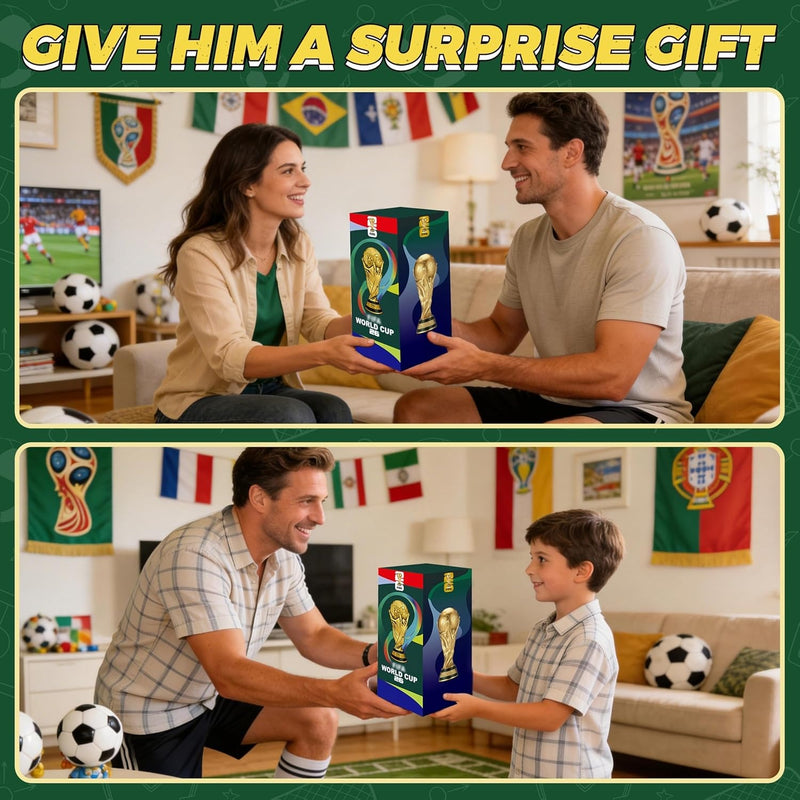 Replica of the 2026 World Cup trophy