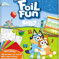 Skillmatics Foil Fun Bluey, DIY Foil Art & Craft Activity, Gift for Kids