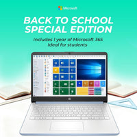 HP 14 inch Laptop Computer, 2026-2027 Edition, Intel N150 Processor, 4GB DDR5 RAM, 128GB SSD, 1TB Cloud Storage, Windows 11 with Microsoft 365