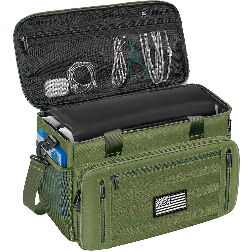 OUUTMEE Tactical Carrying Bag Compatible with PS5/PS5 Pro/PS5 Slim Console