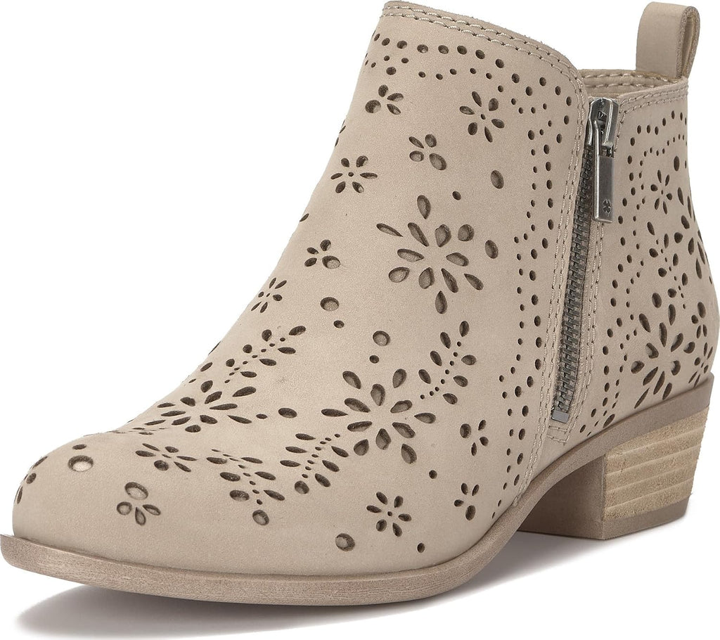 Lucky Brand Women's Basel Bootie Smoke Grey, 9 Medium