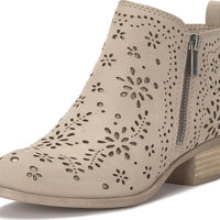 Lucky Brand Women's Basel Bootie Smoke Grey, 9 Medium