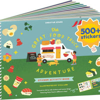 Cupkin Food Truck Adventure Coloring & Sticker Book | 500+ Stickers