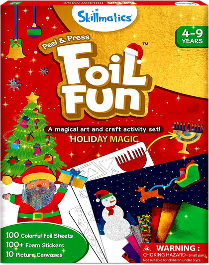 Skillmatics Foil Fun Christmas Holiday Magic, Gifts for Boys & Girls