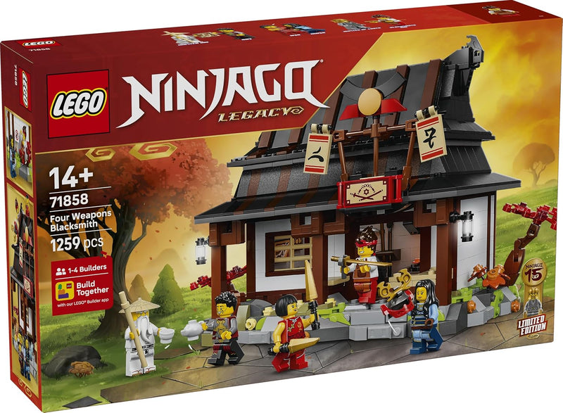Lego 71858 Ninjago Blacksmith's 15th Anniversary Model Toy Birthday Present Blocks Niños Niñas