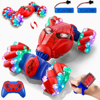 S-pider Rc Gesture Sensing Stunt Car Toys for Boys 3-14 Years Old, Drift Hand Control Remote Control Cars with Light & M