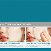 MEDIHEAL Madecassoside Blemish Pad - Almohadillas de Tóner Facial Cuadradas de Algodón con Centella Asiatica y Madecassoside – Anti Manchas para Mejorar el Tono de Piel Desigual - Almohadillas de Gasa