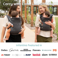 Infantino Flip Luxe 4 en 1 Portabebés Ergonómico Onyx