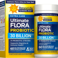RenewLife Extra Care Ultimate FLORA Probiotic, 60 capsules