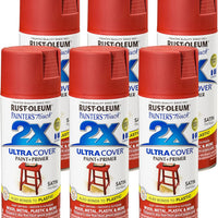 Rust-Oleum Painter's Touch 2X Ultra Cover Spray Paint, Satin Paprika