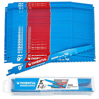 50 Pack 9 in Stud and Nail Saw Blades,Demo Demon Bi-Metal Demolition Reciprocating Saw Blade for Nail-Embedded Wood Cutt