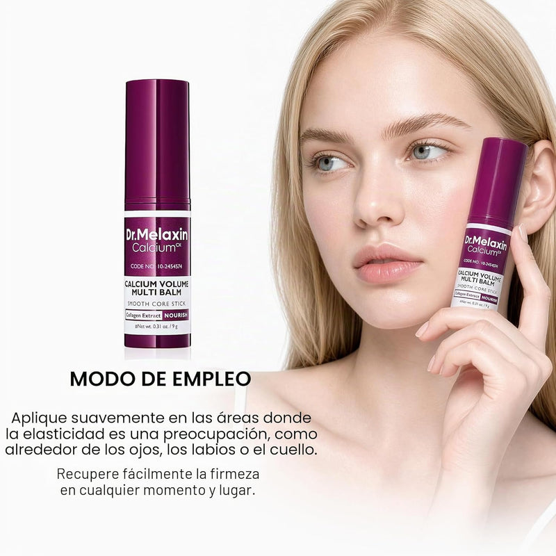 Dr.Melaxin Cemenrete Calcio Multi Bálsamo 9g Cuidado de la Piel Coreano Todo en Uno Calcio Stick Colágeno Arrugas Tratamiento Facial y de Ojos Bálsamo