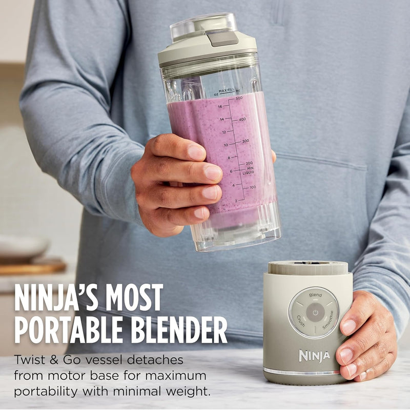 Ninja Blast Max, Portable Blender + Twist & Go, Personal Smoothie