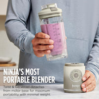 Ninja Blast Max, Portable Blender + Twist & Go, Personal Smoothie