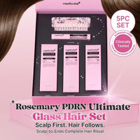 medicube Rosemary PDRN Glass Hair Set, Full-Size Gift Kit for a Fuller Look