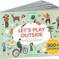 Cupkin Let's Play Outside Coloring & Sticker Activity Book | 500+ Stickers