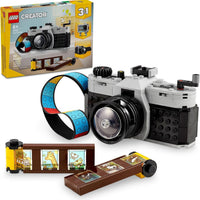 LEGO Creator 3 in 1 Retro Camera Toy, Transforms to Retro Video Camera