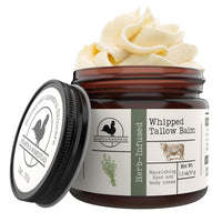 Hearth & Homestead Whipped Beef Tallow for Skin & Face, Unscented, 1.3oz