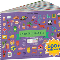 Cupkin Farmer's Market Coloring & Sticker Activity Book | 500+ Stickers