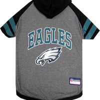 Pets First Philadelphia Eagles Hoodie Tee Shirt for Dogs, X-Small, Multi-Color