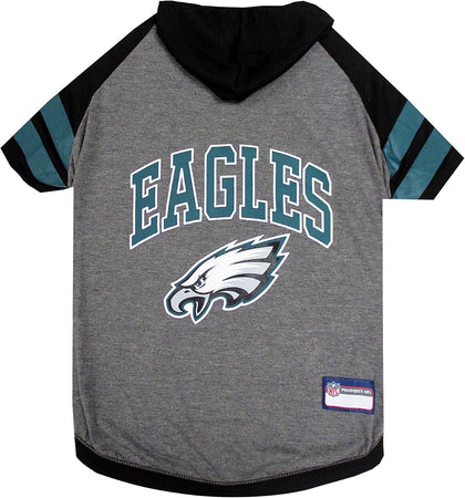Pets First Philadelphia Eagles Hoodie Tee Shirt for Dogs, X-Small, Multi-Color