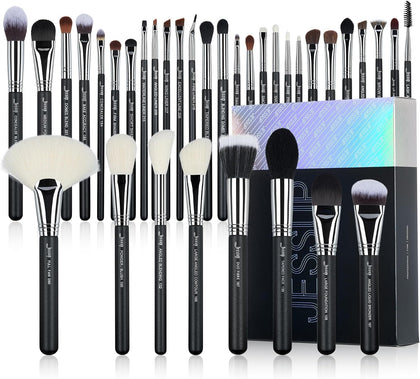 Jessup Makeup Brushes Set Professional, 35pcs Face & Eye Make up Brush T342
