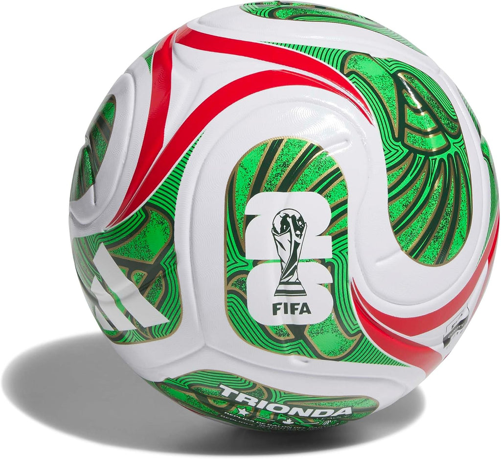 adidas Unisex-Adult World Cup League Mexico, White/Vivid Red/Amazon Green/Flash Lime, 4
