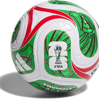 adidas Unisex-Adult World Cup League Mexico, White/Vivid Red/Amazon Green/Flash Lime, 4