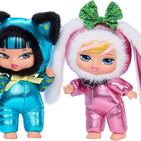 Bratziez Tokyo a Go-Go Seriez Plush Blind Box with Charm Clip and Accessory, Collectible Characters