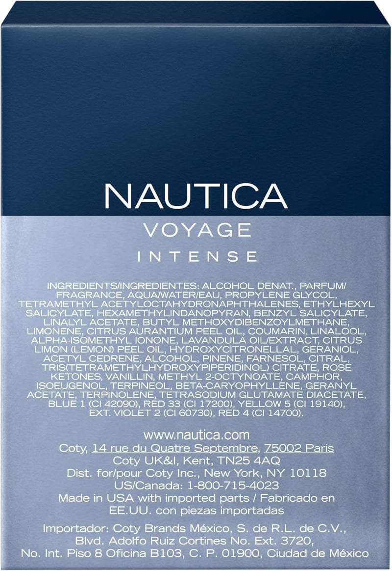 Nautica Voyage Intense Eau de Toilette de 1.6 onzas líquidas