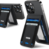 For Magsafe Wallet Stand, Hold 10 Cards, Strongest Magnetic Wallet