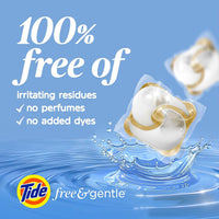 Tide PODS Free & Gentle Laundry Detergent Soap Pacs, 112 Count