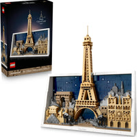 LEGO Architecture Paris – City of Love Building Set for Adults - Gift for Birthdays - Office or Bedroom Decor for Women & Men, Ages 18+ - W/Frame for Display - 21064