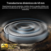 TOZO HT3 Hybrid Noise Cancelling Wireless Headphones, 90H Over Ear Headset