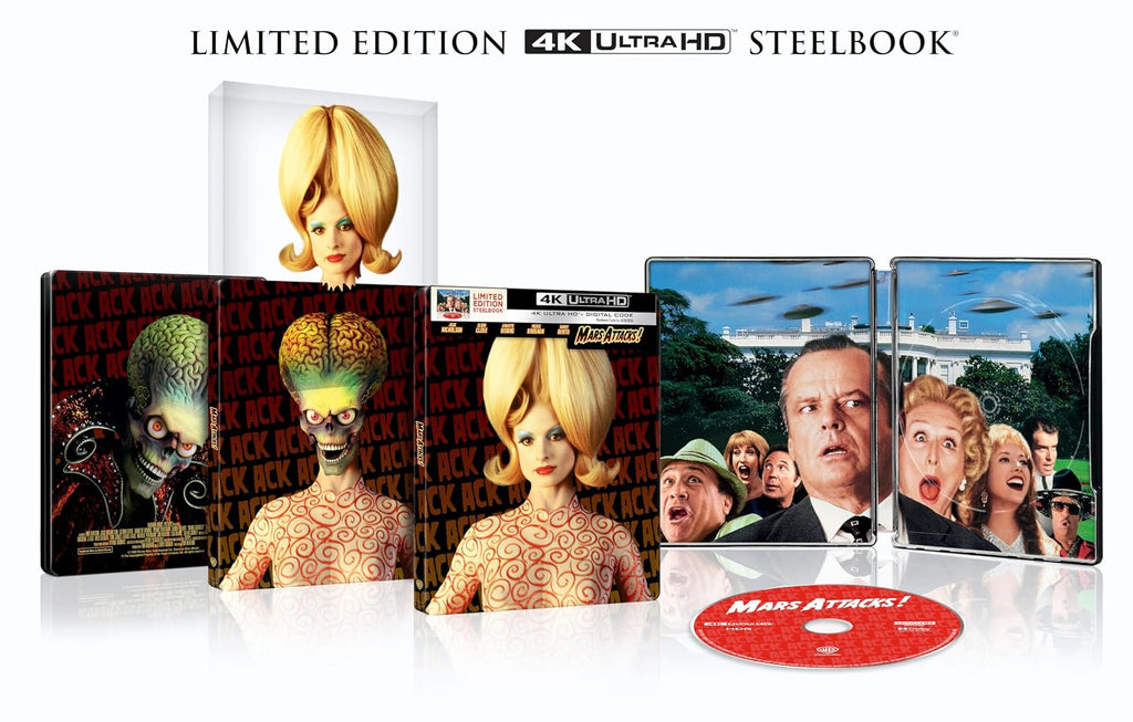 Mars Attacks! - Limited Edition Steelbook (4K Ultra HD + Digital)