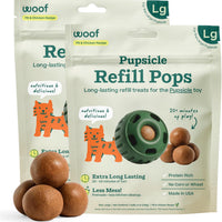 WOOF Pupsicle Chicken Refill Pops Dog Treats, Large, 7 Count, 2 Pack