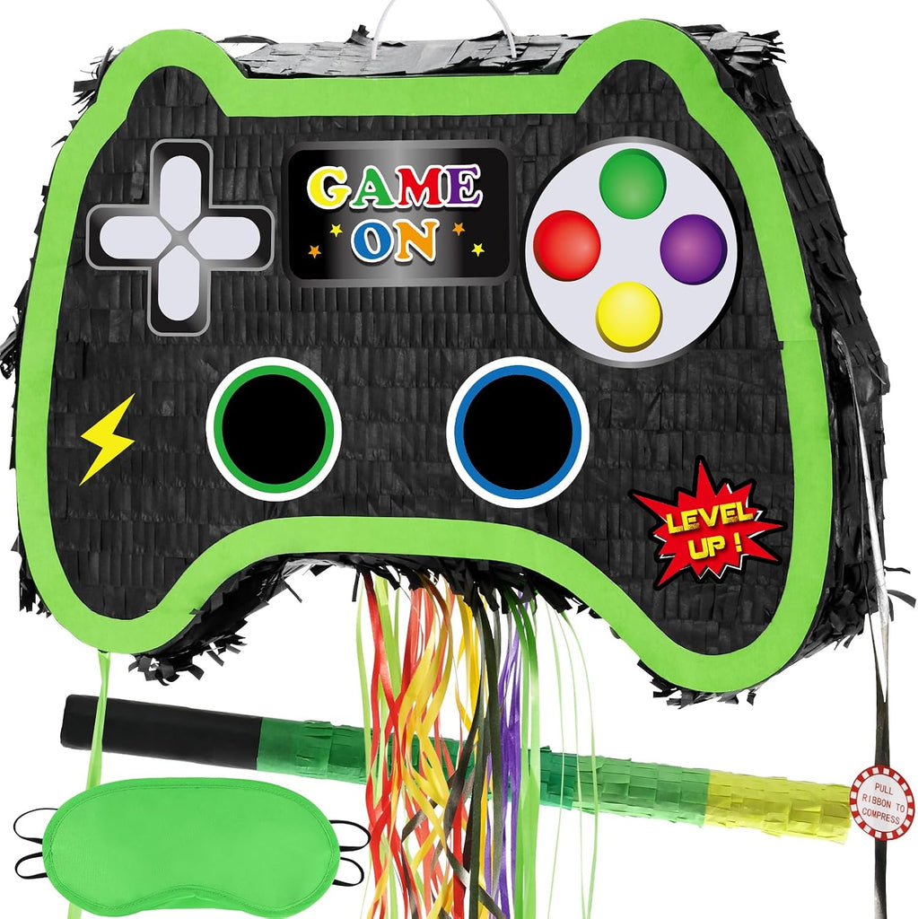 WERNNSAI Foldable Video Game Piñata - Gaming Birthday Party Supplies