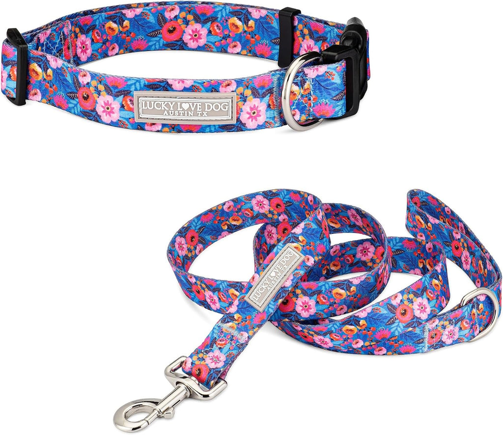 Lucky Love Dog Collar and Leash Set for Extra Large Dogs – Zuzu, X-Large