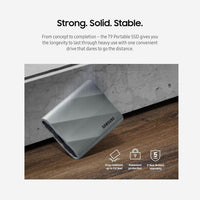 Samsung T9 Portable SSD 1TB, USB 3.2 Gen 2x2 External Solid State Drive, Seq. Read Speeds Up to 2,000MB/s for Gaming, Students and Professionals, MU-PG1T0B/AM, Black