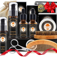 XIKEZAN Beard Kit Gifts for Men Grooming/Care-Soften,Soothe Beard GoodScent