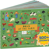 Cupkin Farm Animal Coloring & Sticker Activity Book | 500+ Stickers