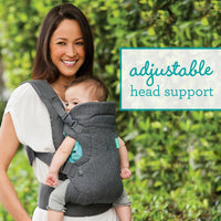 Infantino Flip 4 en 1 Portabebés Ergonómico Convertible Gris
