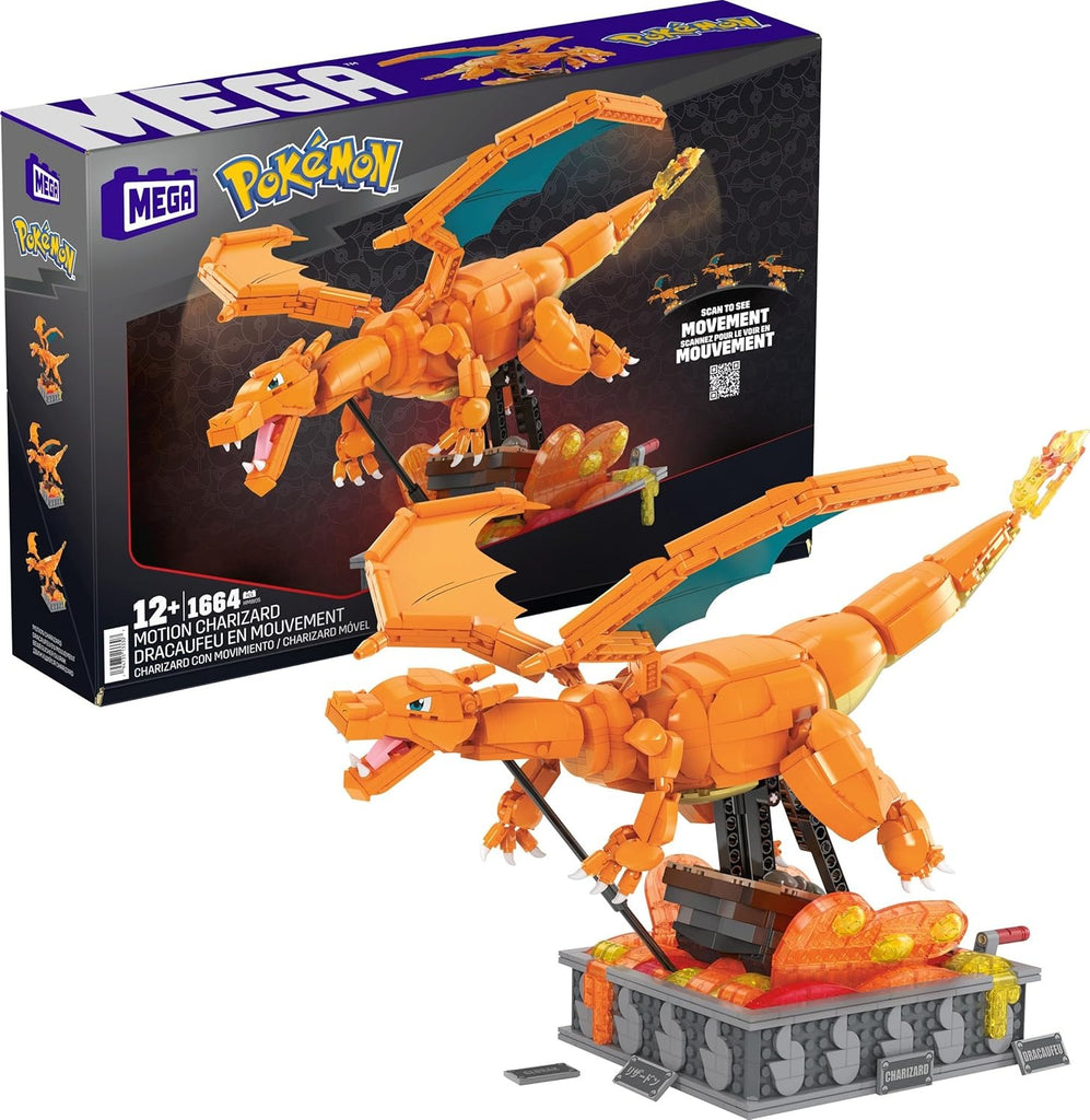 MEGA Pokémon Building Toys Set Motion Charizard