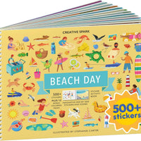 Cupkin Beach Day Coloring & Sticker Activity Book | 500+ Stickers