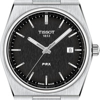Tissot mens PRX 316L stainless steel case Dress Watch Grey